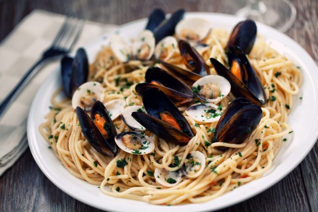 Spaghetti cozze e vongole