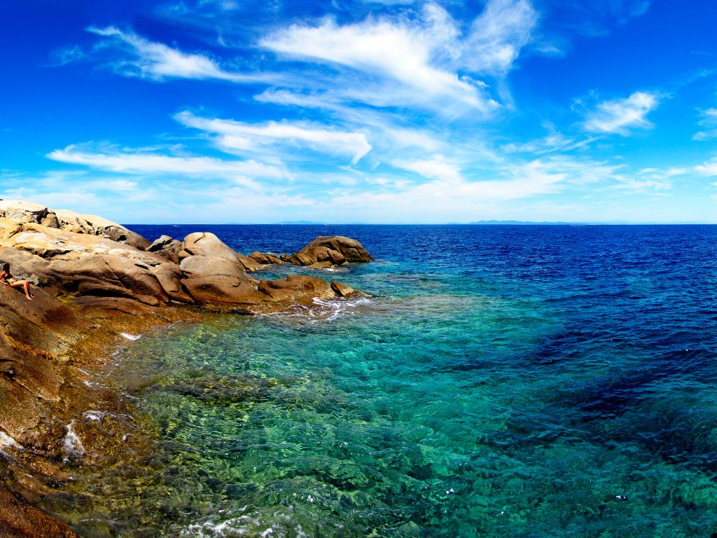 Il mare dell'isola del Giglio
