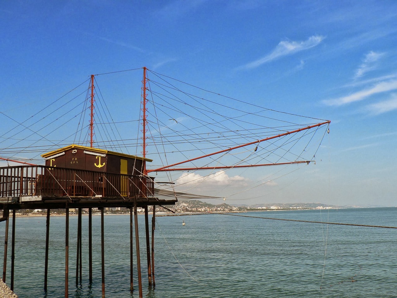 Il lungomare e le spiagge di Pescara affacciate sul Mar Adriatico