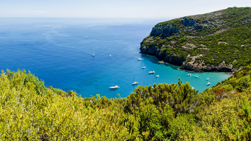 Percorsi di trekking e belvedere di Capraia